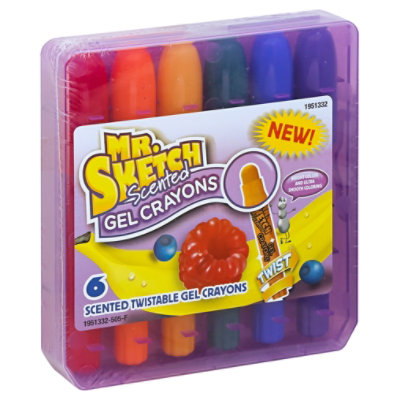 Mr Sketch Sntd Gel Crayons - 6 Count