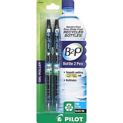 Pilot B2p Pen Gel Fine Black - 2 Count - Image 2