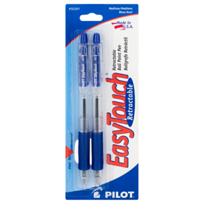 Pilot Pen Easytouch Blue Med - 2 Count