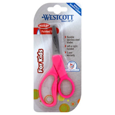 Acme Kids Pointed Scissor, 5, Assorted