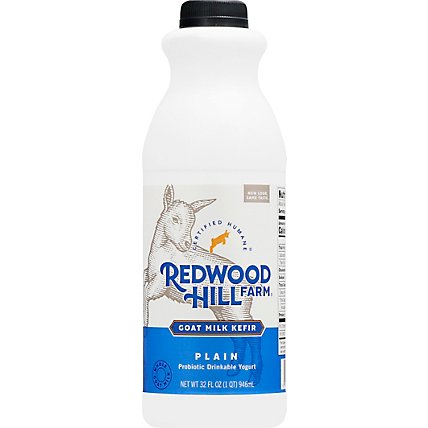 Redwood Hill Farm & Creamery Kefir Goat Milk Plain 1 Quart - 946 Ml - Image 2