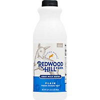 Redwood Hill Farm & Creamery Kefir Goat Milk Plain 1 Quart - 946 Ml - Image 2
