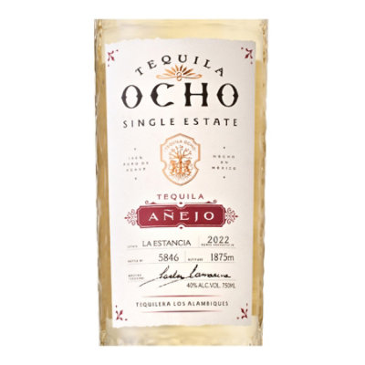 Tequila Ocho Tequila Anejo - 750 Ml - Image 4