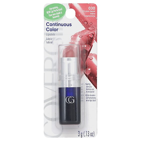 COVERGIRL Continuous Color Lipstick Its Your Mauve 030 - 0.13 Oz