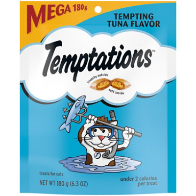 Temptations Classic Tempting Tuna Flavor Crunchy and Soft Adult Cat Treats - 6.3 Oz - Image 1