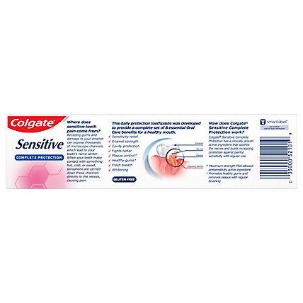 Colgate Sensitive Toothpaste Complete Protection Mint - 6 Oz - Image 5