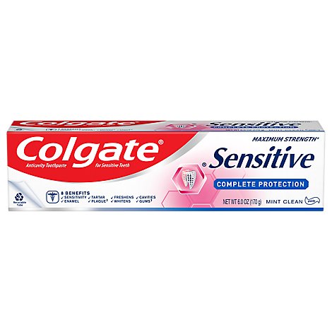 Colgate Sensitive Toothpaste Complete Protection Mint - 6 Oz