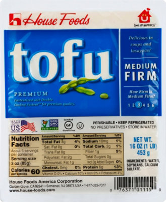 House Premium Tofu Regular - 16 Oz - Image 2