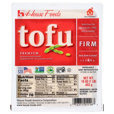 House Premium Tofu Firm - 16 Oz - Image 2