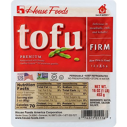 House Premium Tofu Firm - 16 Oz - Image 1