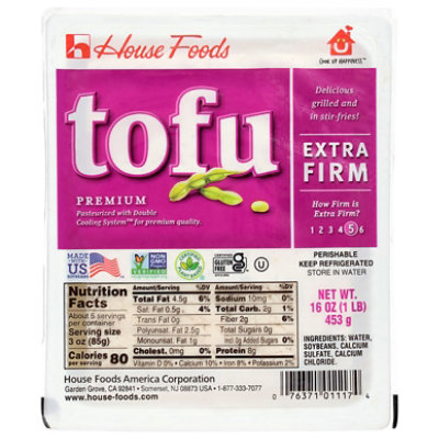 House Foods Premium Extra Firm Tofu - 16 Oz - Image 2