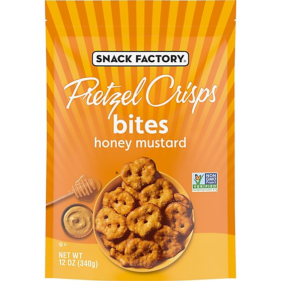 Snack Factory Honey Mustard Pretzel Crisps - 12 Oz