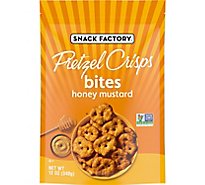 Snack Factory Pretzel Crisps Bites Honey Mustard - 12 Oz