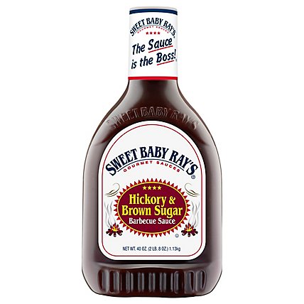 Sweet Baby Rays Sauce Barbecue Hickory & Brown Sugar Squeezable - 40 Oz - Image 3