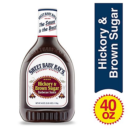 Sweet Baby Rays Sauce Barbecue Hickory & Brown Sugar Squeezable - 40 Oz - Image 2