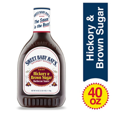 Sweet Baby Rays Sauce Barbecue Hickory & Brown Sugar Squeezable - 40 Oz - Image 1