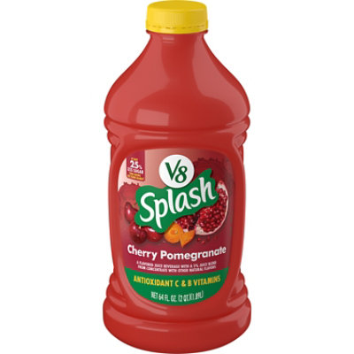 V8 Splash Cherry Pomegranate Flavored Juice Beverage - 64 Fl Oz - Image 1