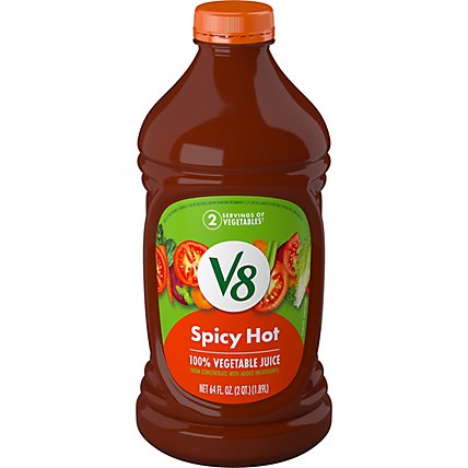 V8 Vegetable Juice Spicy Hot - 64 Fl. Oz. - Image 2