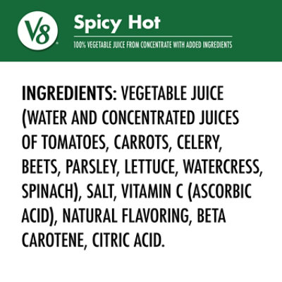 V8 Spicy Hot 100% Vegetable Juice - 64 Fl. Oz. - Image 5