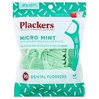 Plackers Micro Mint Flossers - 90 Count - Image 1