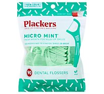 Plackers Micro Mint Flossers - 90 Count