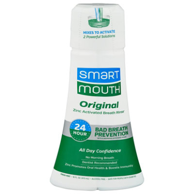 Smart Mouth Mouthwash Activated Original Clean Mint - 16 Fl. Oz. - Image 3