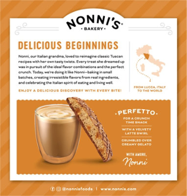 Nonnis Biscotti Salted Caramel 8 Count - 6.72 Oz - Image 4