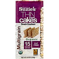 Suzies Crackers Puffed Cakes Thin Multigrain - 4.9 Oz - Image 2