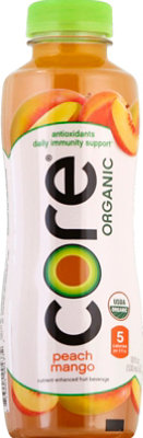 core Organic Fruit Infused Beverage Peach Mango - 18 Fl. Oz. - Image 2