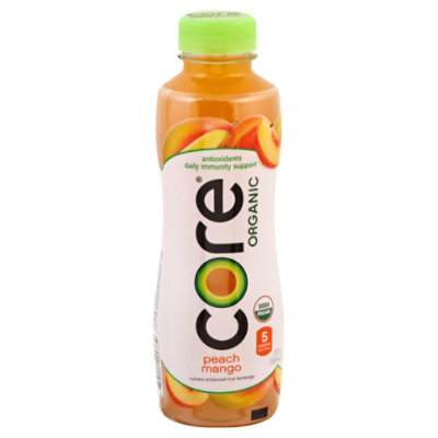 core Organic Fruit Infused Beverage Peach Mango - 18 Fl. Oz.