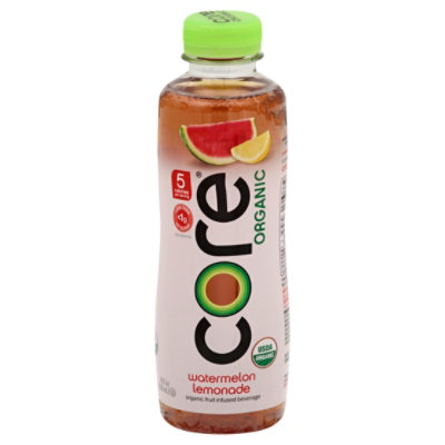 core Organic Fruit Infused Beverage Watermelon Lemonade - 18 Fl. Oz.