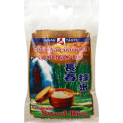 Asian Taste Long Grain Sweet Rice - 5 Lb - Image 2