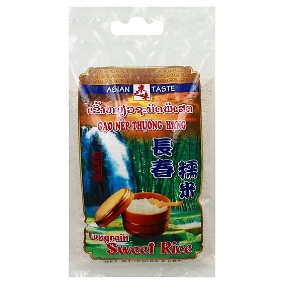Asian Taste Long Grain Sweet Rice - 5 Lb