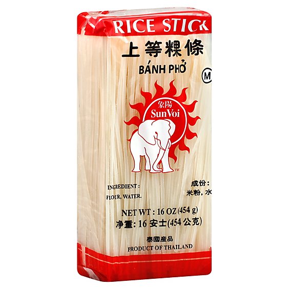 Sunvoi Rice Stick-3mm - 16 Oz