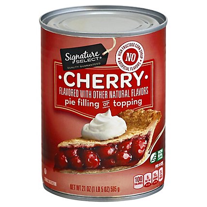 Signature SELECT Pie Filling Or Topping Cherry Light - 21 Oz - Image 1