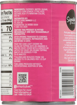 Signature SELECT Pie Filling Or Topping Cherry Light - 20 Oz - Image 5