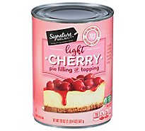 Signature SELECT Pie Filling Or Topping Cherry Light - 20 Oz