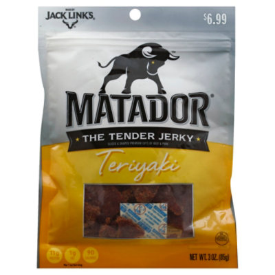 Matador The Tender Jerky Beef & Pork Teriyaki - 3 Oz