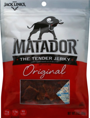 Matador The Tender Jerky Beef & Pork Original - 3 Oz - Image 2