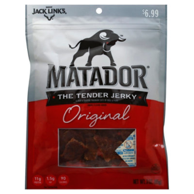 Matador The Tender Jerky Beef & Pork Original - 3 Oz - Image 1