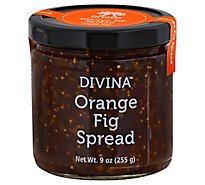Divina Fig Orange Spread Natural Gluten Free - 9 Oz