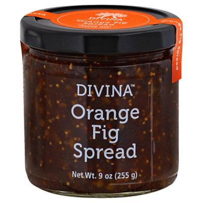 Divina Fig Orange Spread Natural Gluten Free - 9 Oz