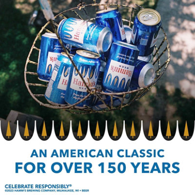 Hamms American Style Lager Beer 4.7% ABV Cans - 30-12 Fl. Oz. - Image 5