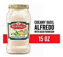 Bertolli Creamy Basil Alfredo Sauce with Aged Parmesan Cheese - 15 Oz