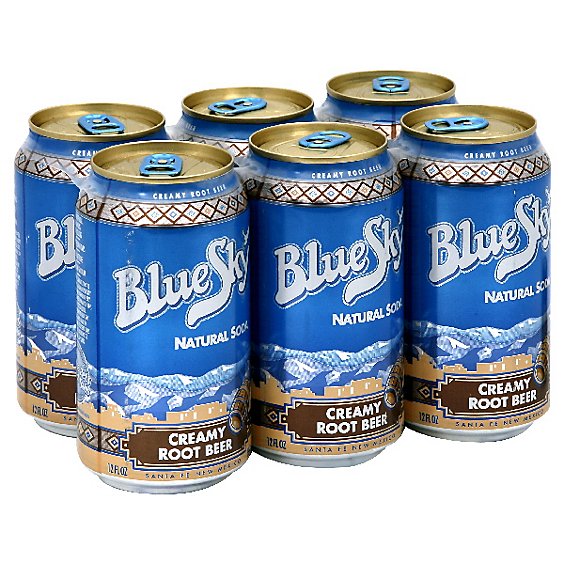 Blue Sky Natural Soda Root Beer - 6-12 Fl. Oz.