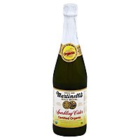 Martinellis Juice Gold Medal Organic Sparkling Cider - 25.4 Fl. Oz. - Image 1