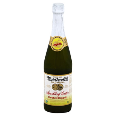 Martinellis Juice Gold Medal Organic Sparkling Cider - 25.4 Fl. Oz.