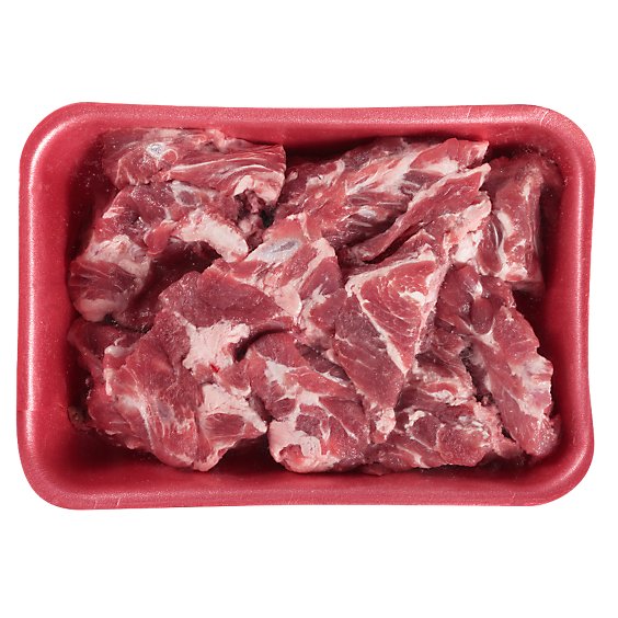 Meat Counter Pork Neckbones Meaty Frozen - 3 LB