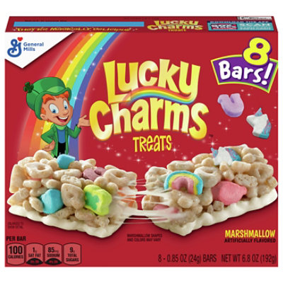 Lucky Charms Treats Bar With Marshmallow - 8-0.85 Oz
