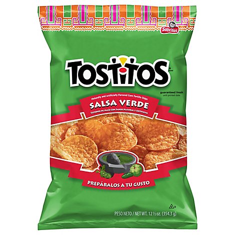 TOSTITOS Tortilla Chips Salsa Verde - 12.5 Oz